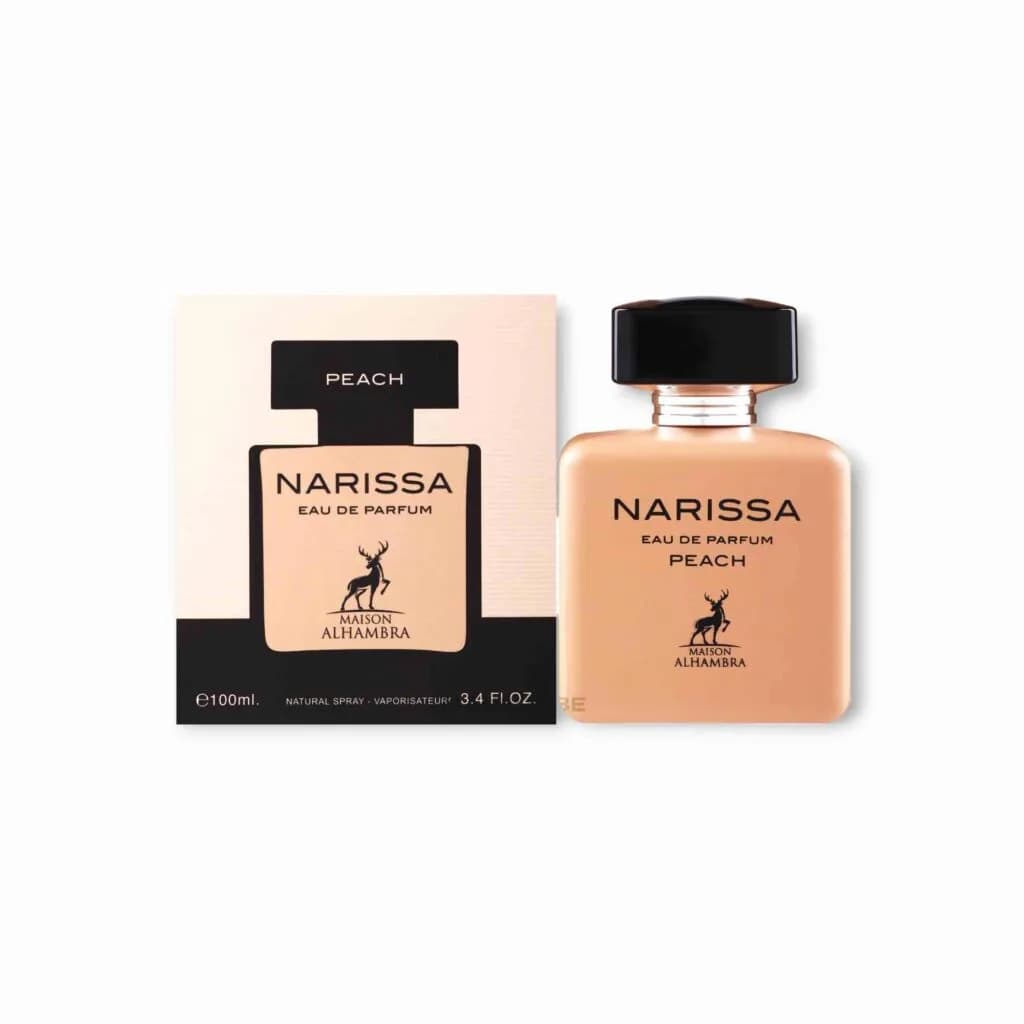 ادکلن ناریسا پیچ الحمبرا Alhambra Narissa Peach اصل | مشابه نارسیسو رودریگز پودری — تصویر ۲
