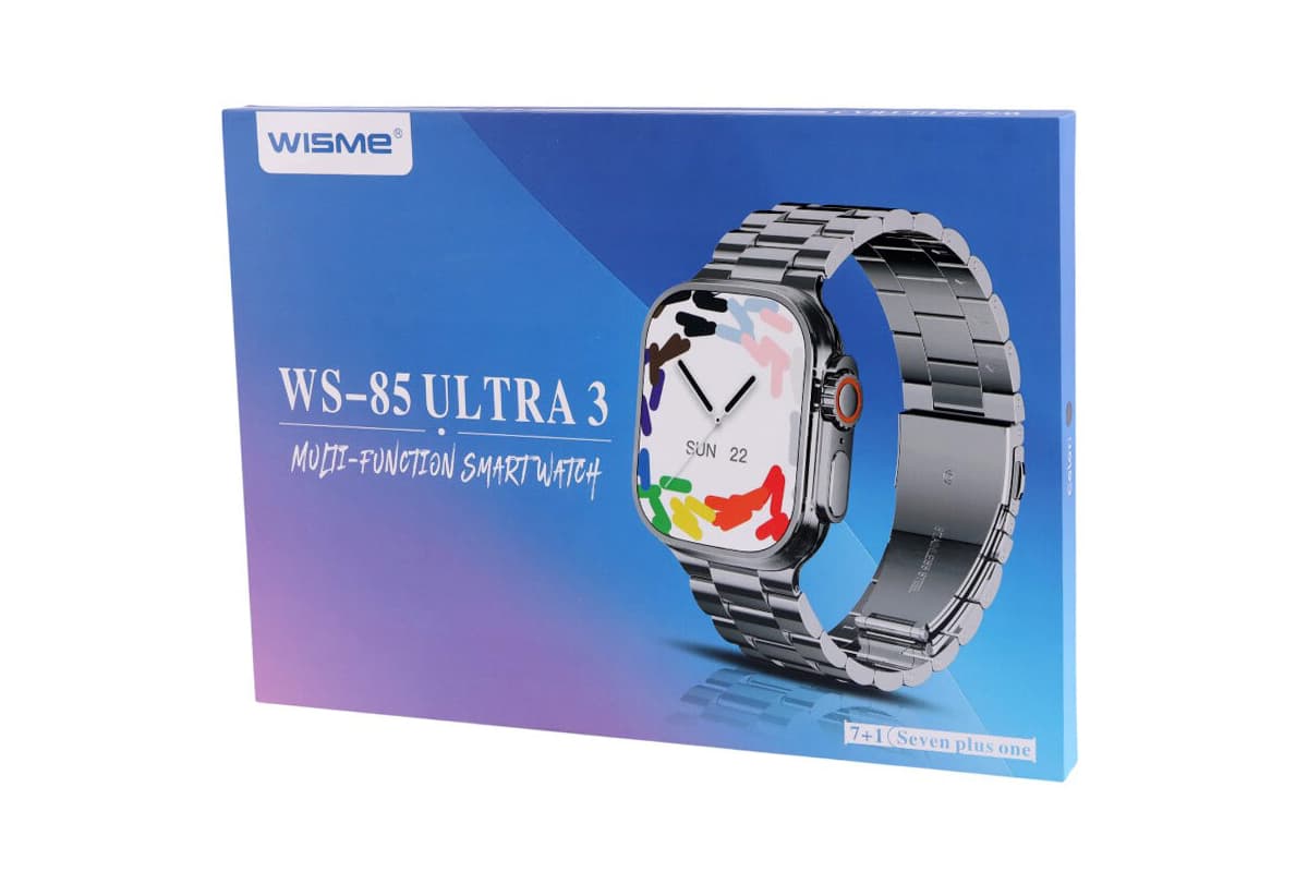 ساعت هوشمند ۴۹ میلی متری ویسمی مدل ws85 ultera3 بند فلزی