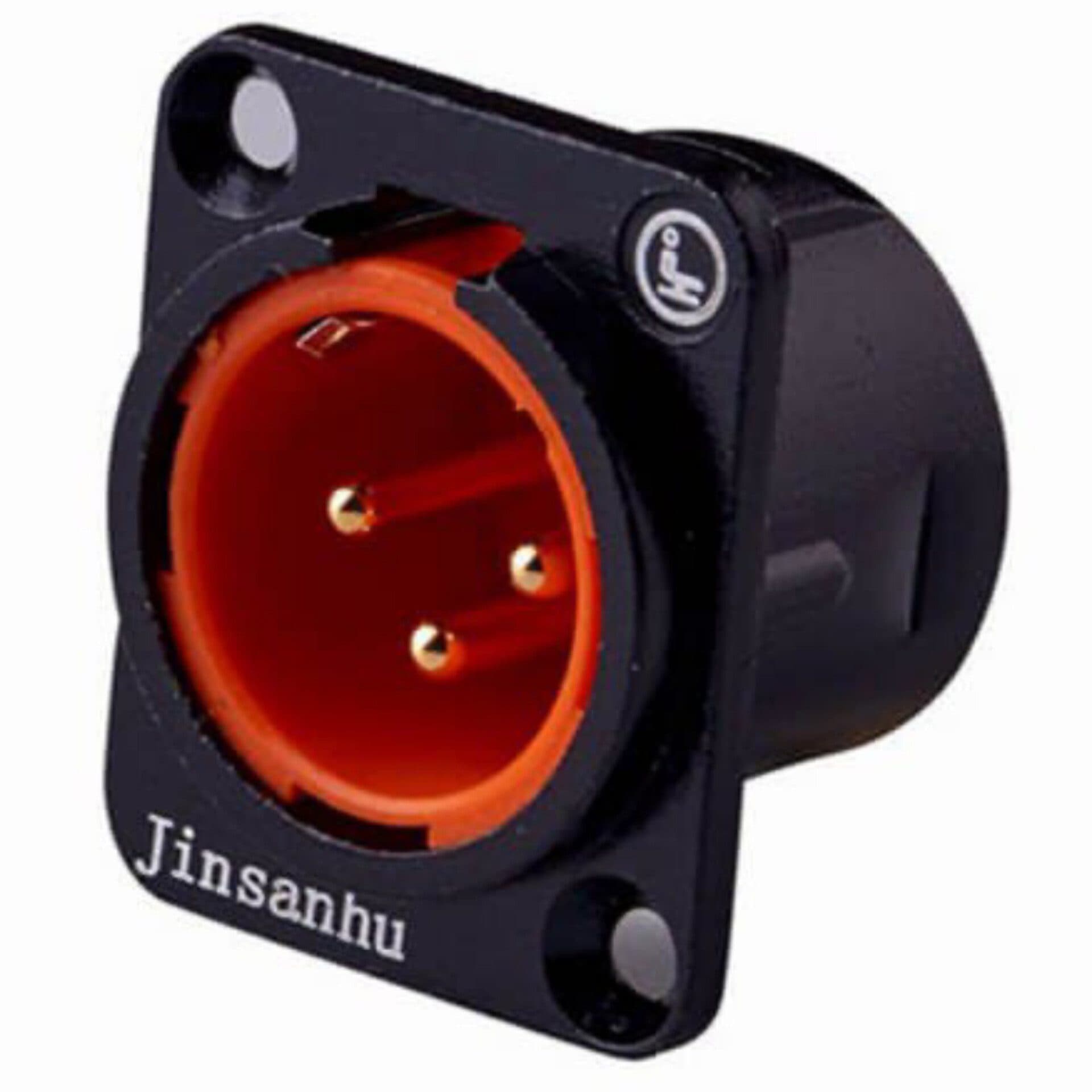 فیش جک نصبی کنون(xlr) ماده jinsanhu_m907