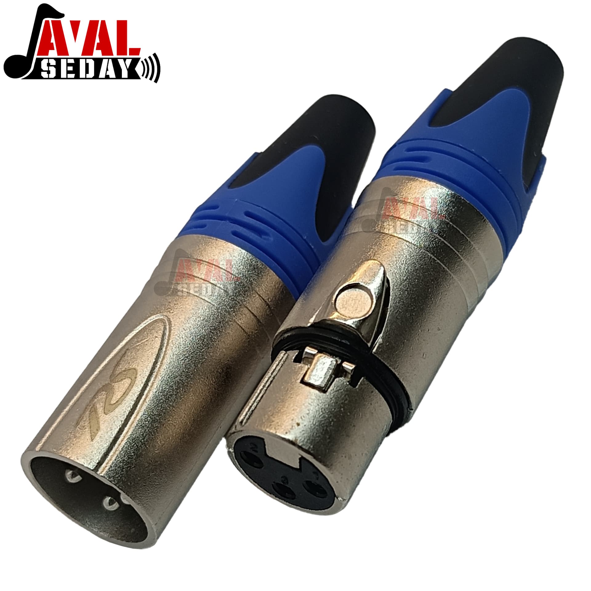 فیش XLR کنون نر و ماده مدل RS_T-904/903 بسته دو عددی