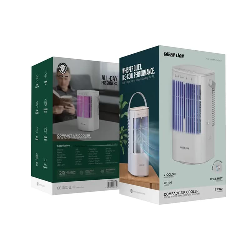 کولر رومیزی گرین لاین مدل Cooler Compact Air (سفید) — تصویر ۳