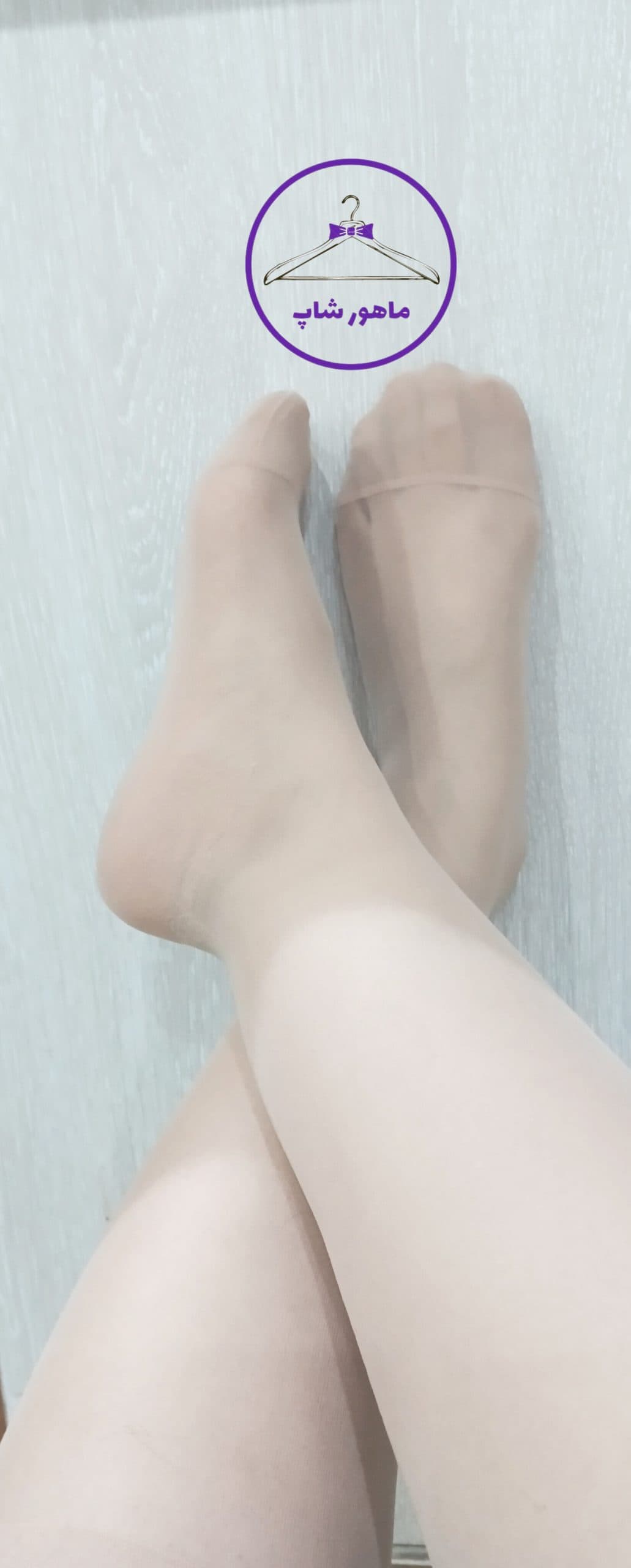جوراب کفه دار خط دار پارازین سه ربع — تصویر ۲