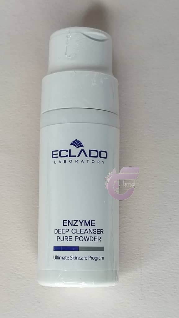 پودر لایه بردار آنزیمی لایه بردار و روشن کننده اکلادو enzyme deep cleanser pure powder eclado