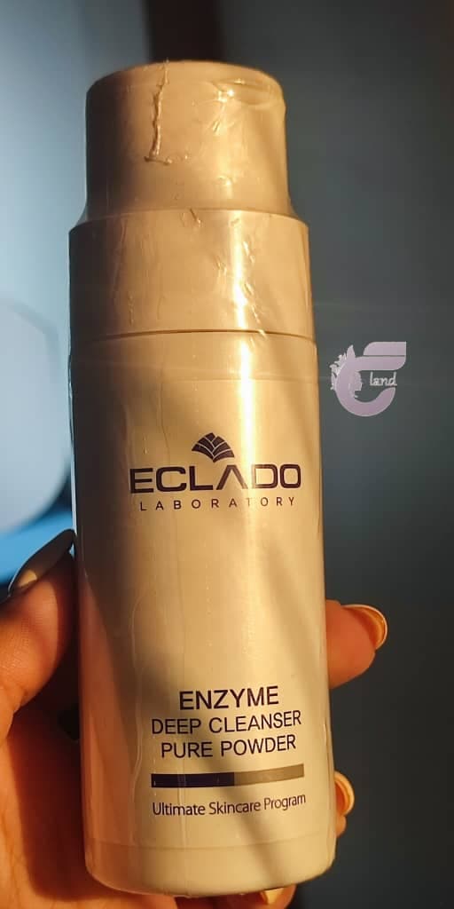 پودر لایه بردار آنزیمی لایه بردار و روشن کننده اکلادو enzyme deep cleanser pure powder eclado — تصویر ۲