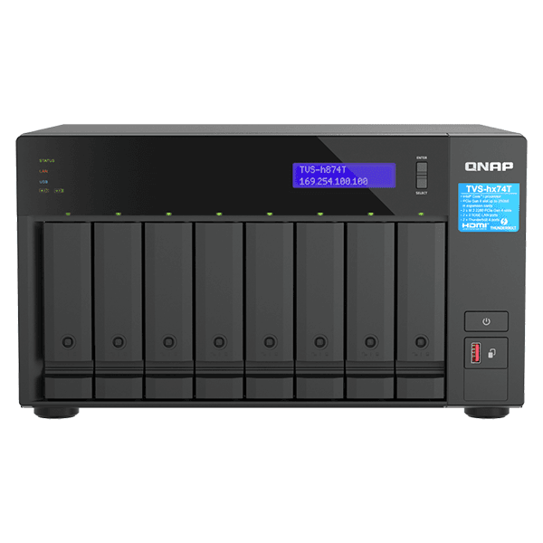 ذخیره ساز تحت شبکه کیونپ QnapTVS-h874T-i7-32G