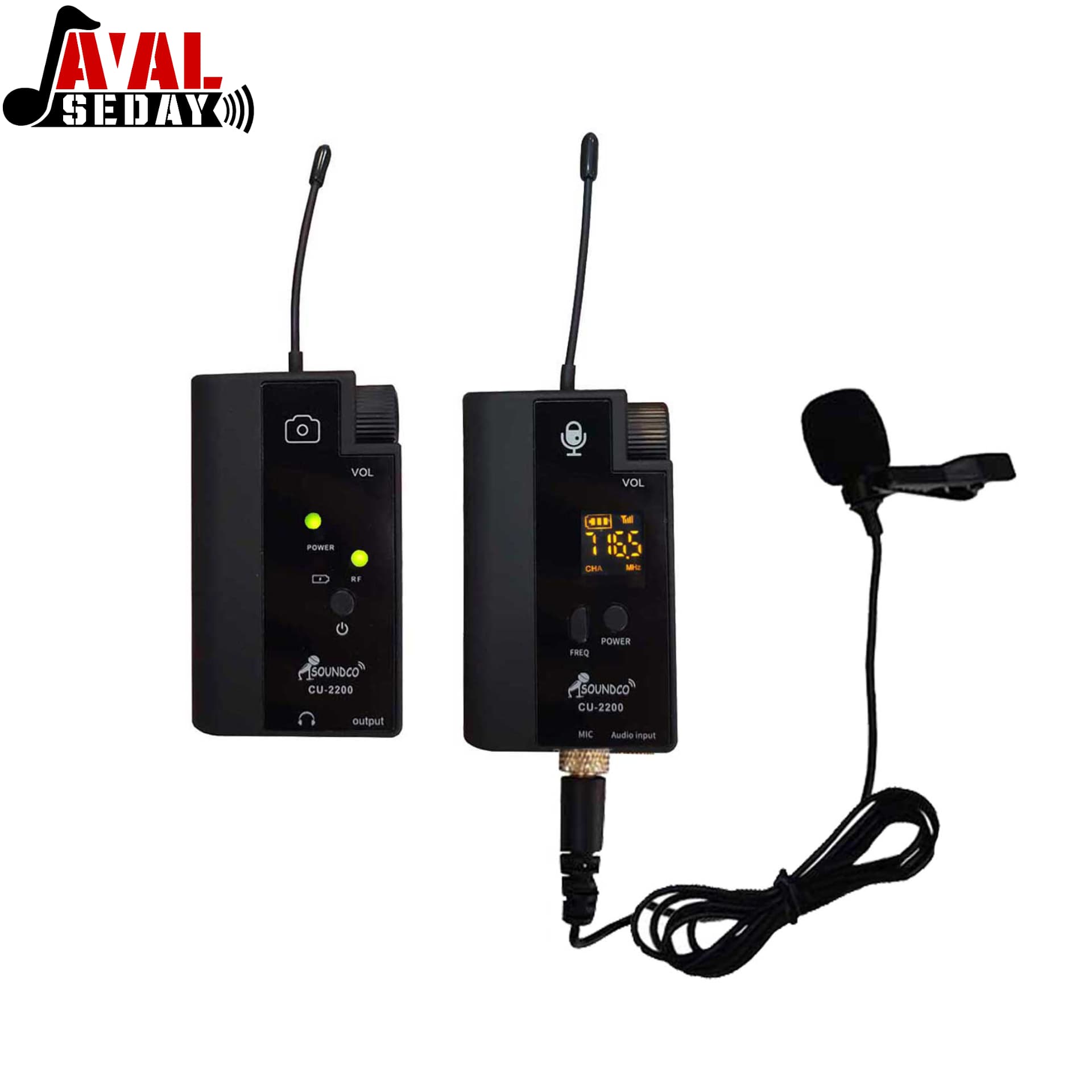 میکروفن بیسیم یقه ای ساندکو soundco _cu2200