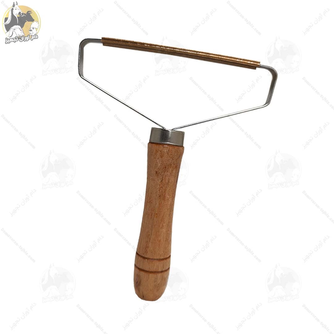 پرزگیر دوطرفه دائمی سگ و گربه مدل دسته چوبی — تصویر ۳
