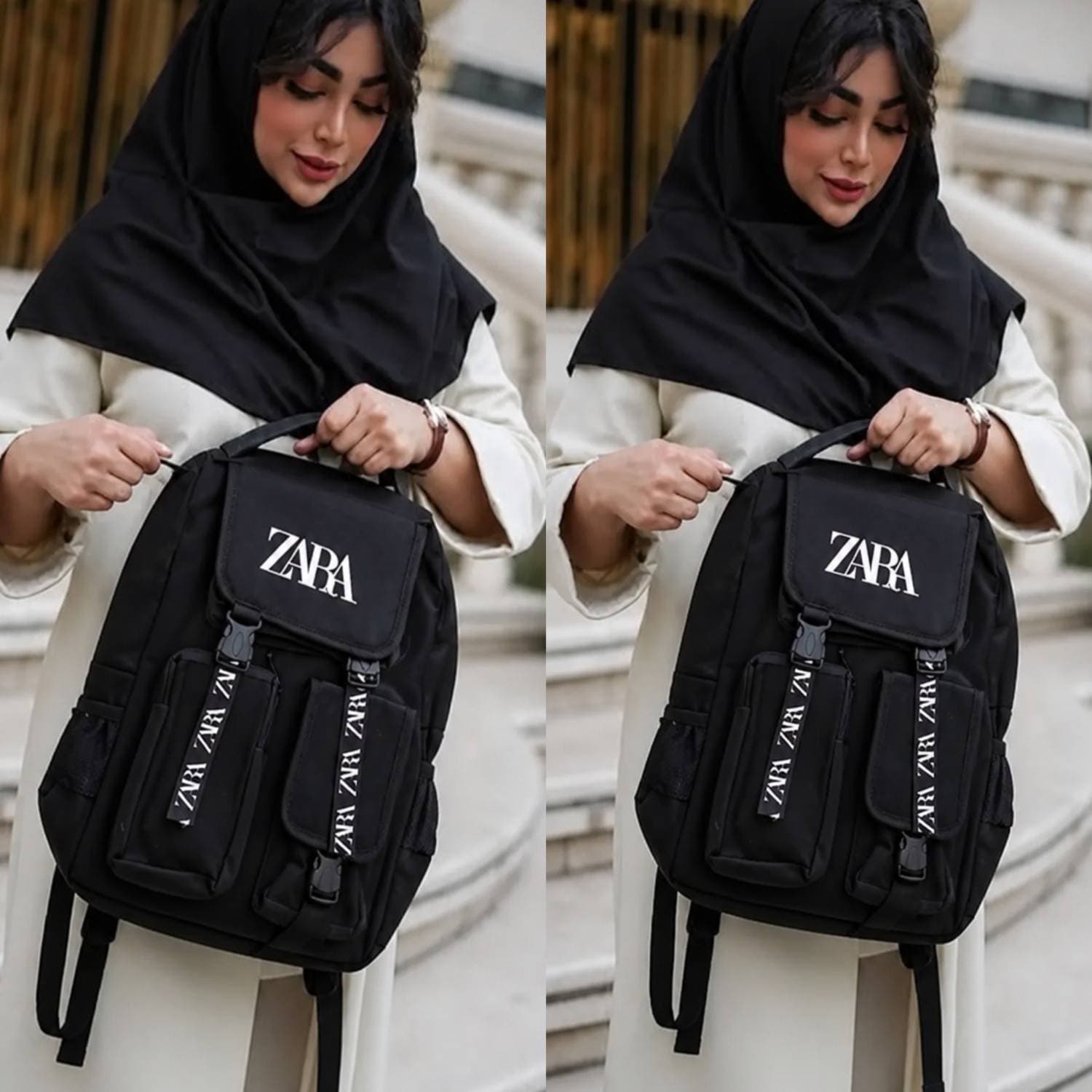 کوله پشتی جسیر جنس نانسی ضدآب سایز آزاد (کد: 22881)