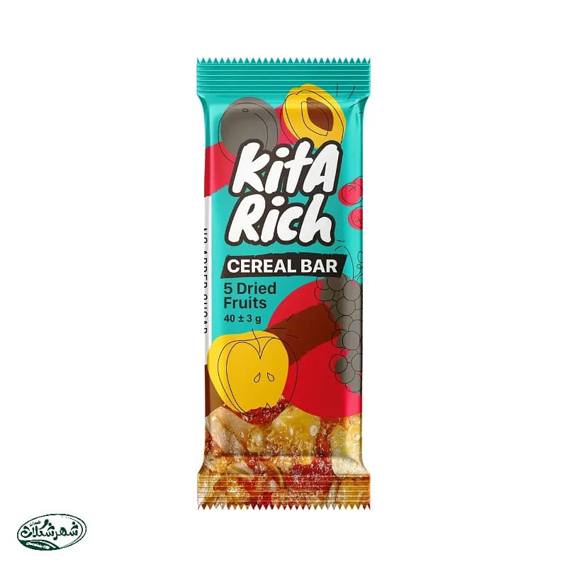 غلات بار کیتاریچ پنج میوه خشک 40گ
