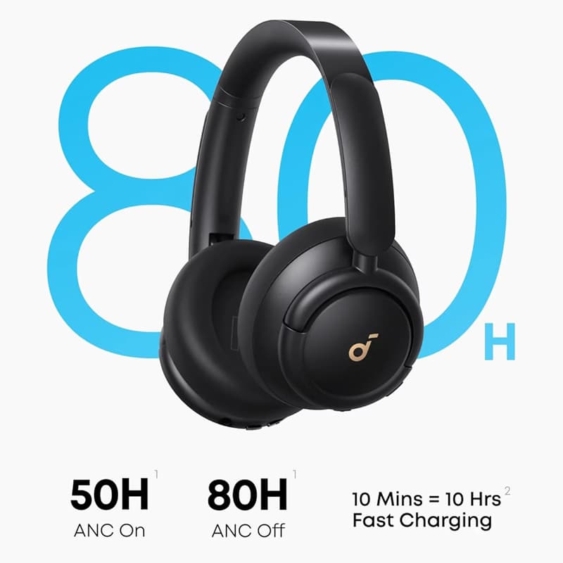 هدفون بلوتوثی ساندکور انکر مدل Soundcore Q30 A3028013 (مشکی) — تصویر ۵