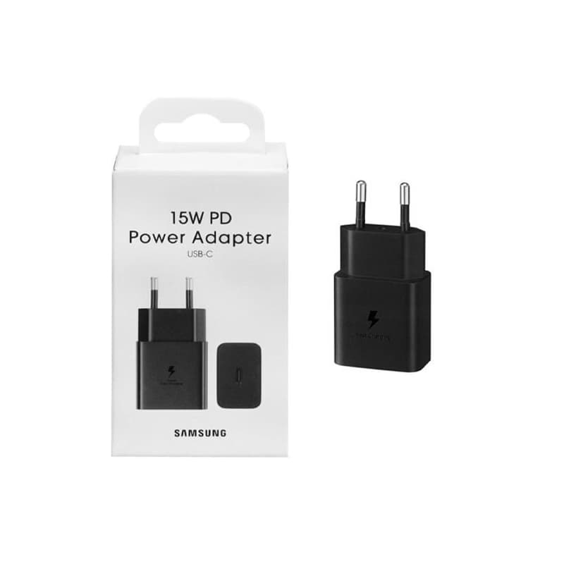 شارژر دیواری سامسونگ اورجینال مدل A14 15W (مشکی)