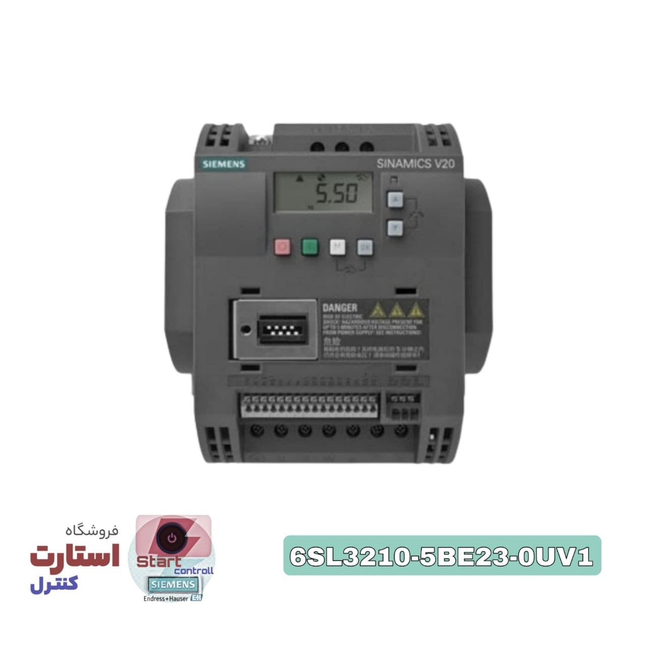 درایو 3 کیلو وات 3فاز | 6SL3210-5EB23-0UV1 SIEMENS | v20