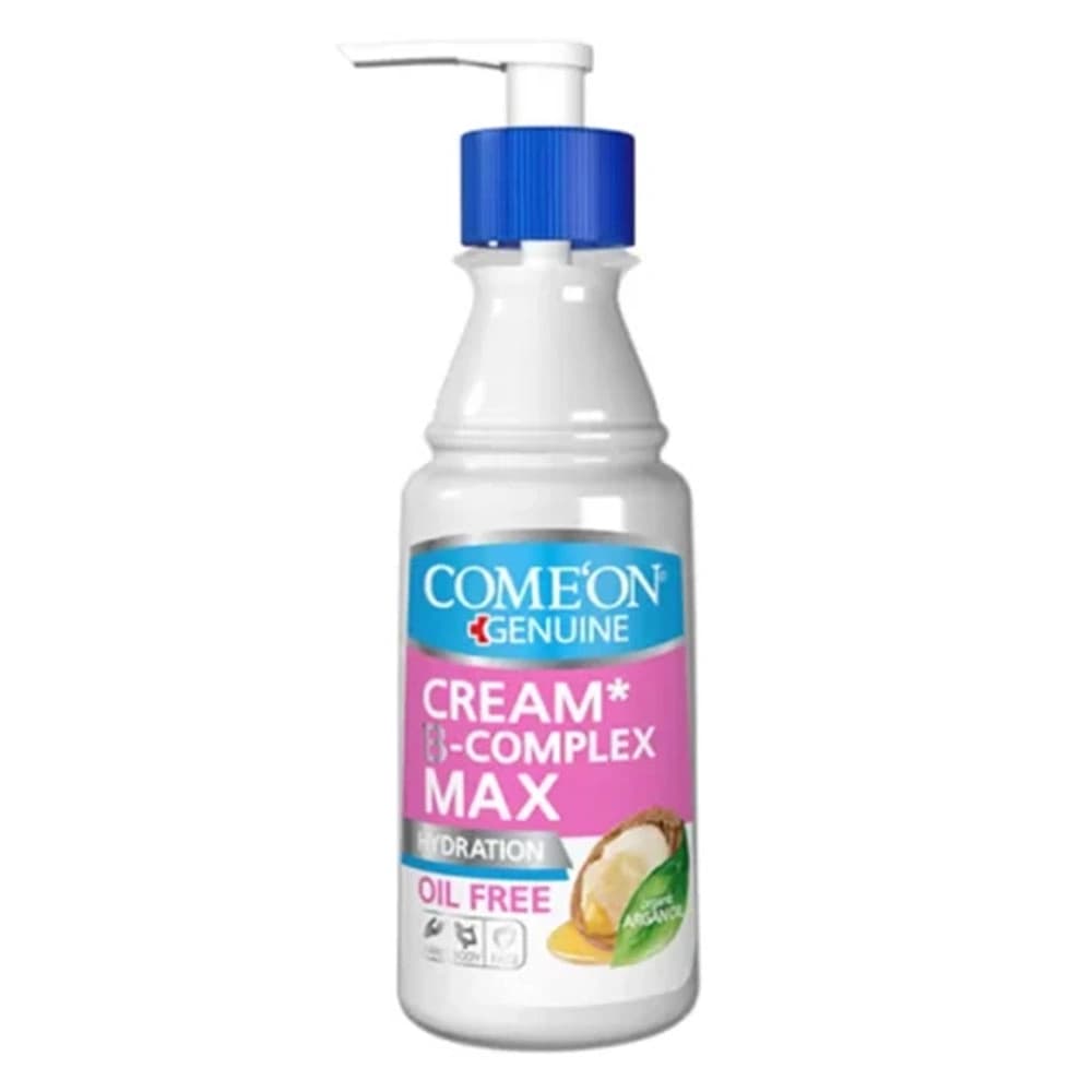کرم پمپی B-complex کامان حاوی آرگان مناسب پوست چرب حجم ۲۰۰ میلی‌لیتر