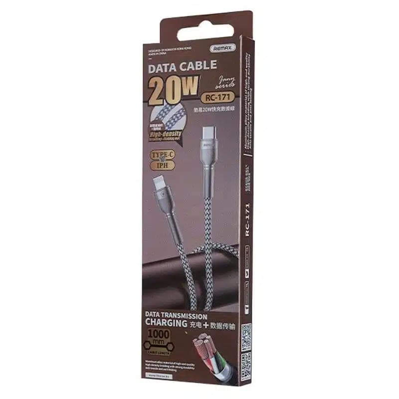 کابل شارژ usb-c به لایتنینگ ریمکس مدل RC-171