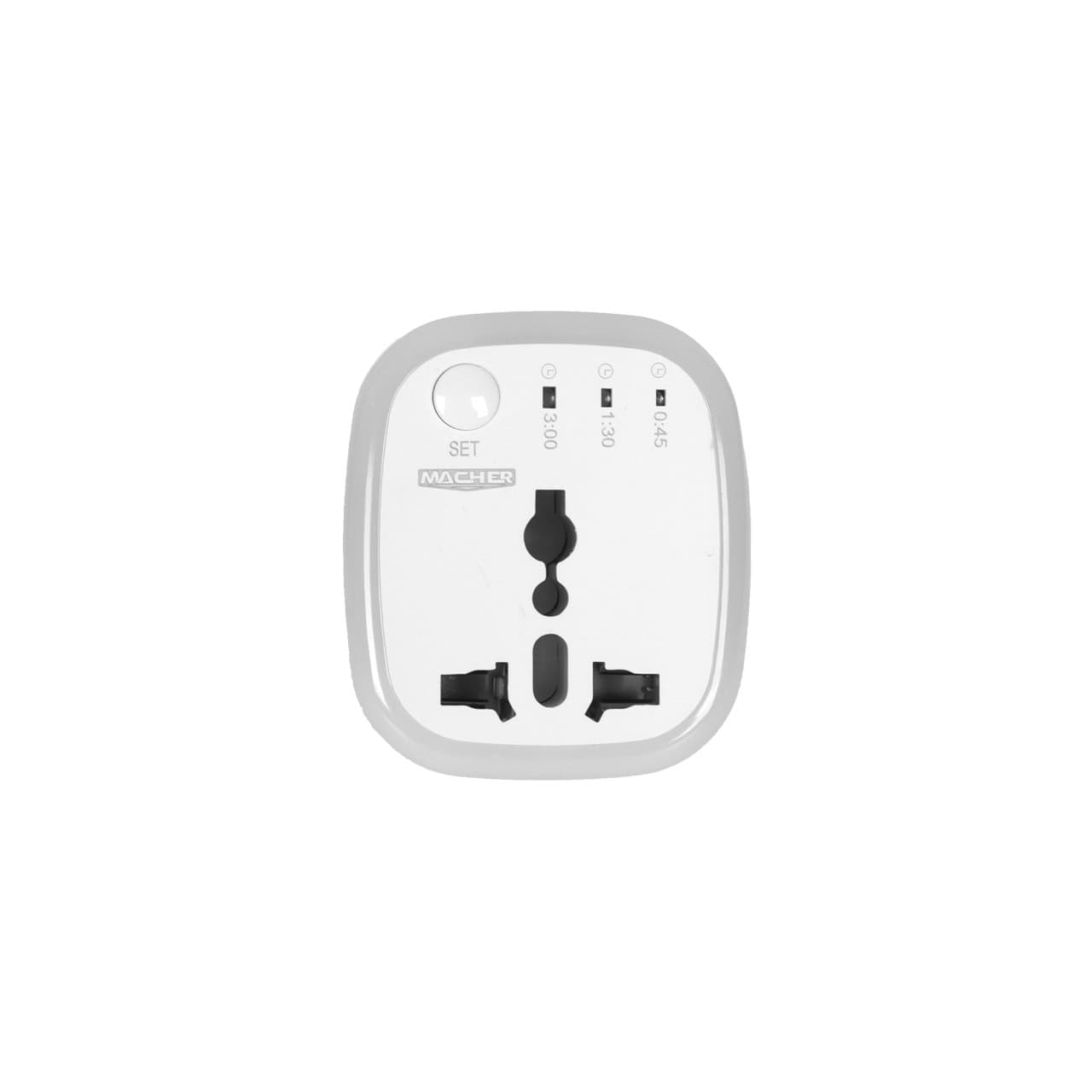 تبدیل برق 3 به 2 تایمردار Macher مدل MR-265 — تصویر ۲