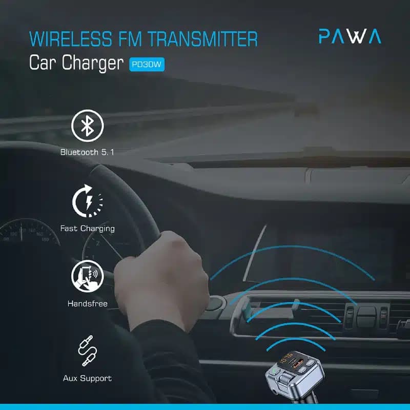 شارژر فندکی خودرو پاوا مدل PD30W ظرفیت ۳۰ وات — تصویر ۵