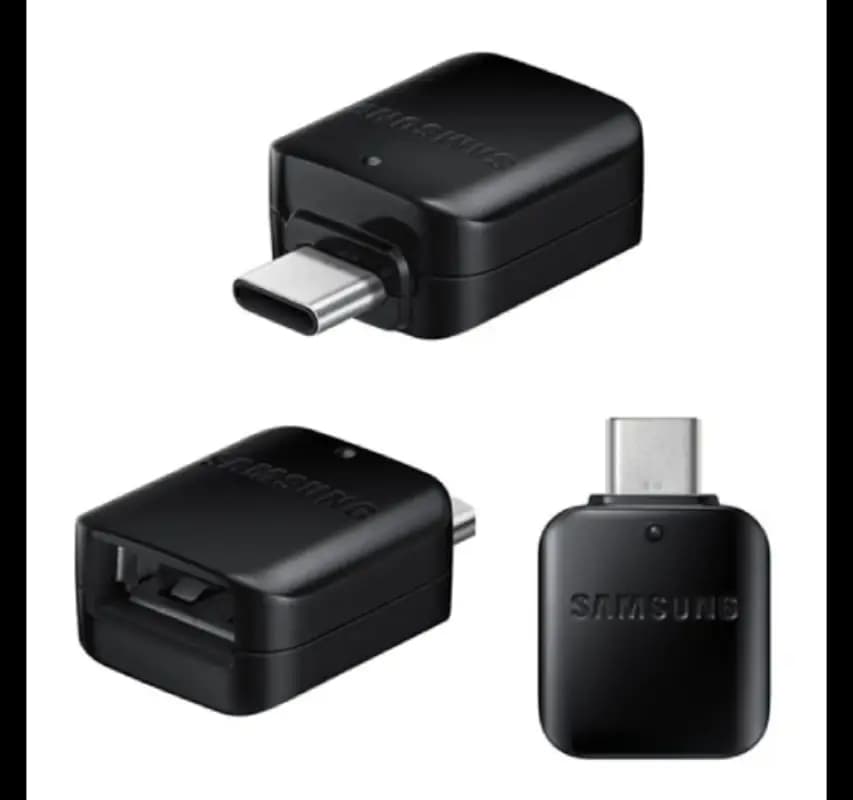 مبدل USB-C OTG سامسونگ مشکی — تصویر ۲