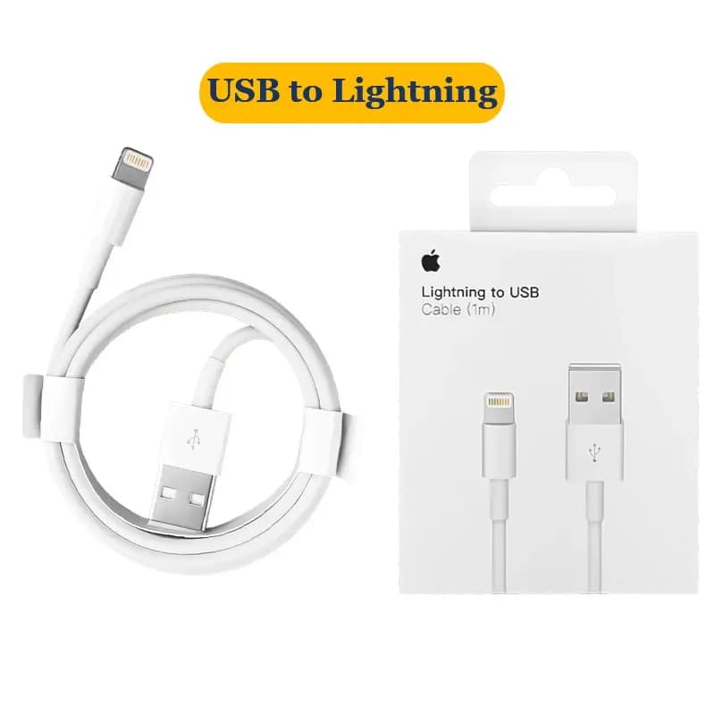 کابل تبدیل USB به لایتنینگ اپل به طول یک متر