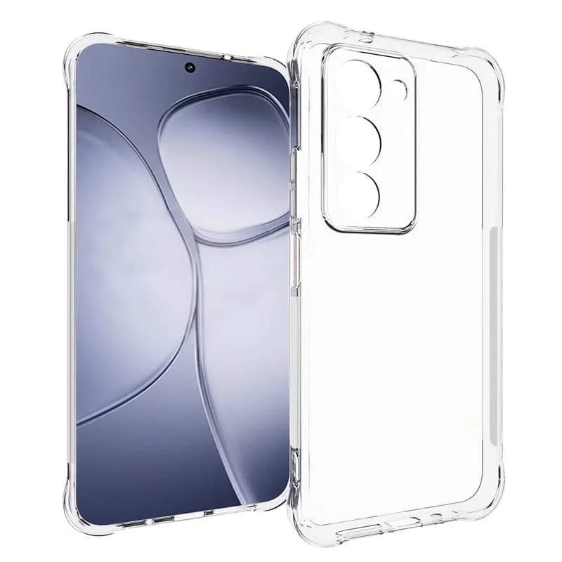 کاور شارک قاب مدل ژله ای شفاف مناسب برای گوشی موبایل شیائومی Redmi 15