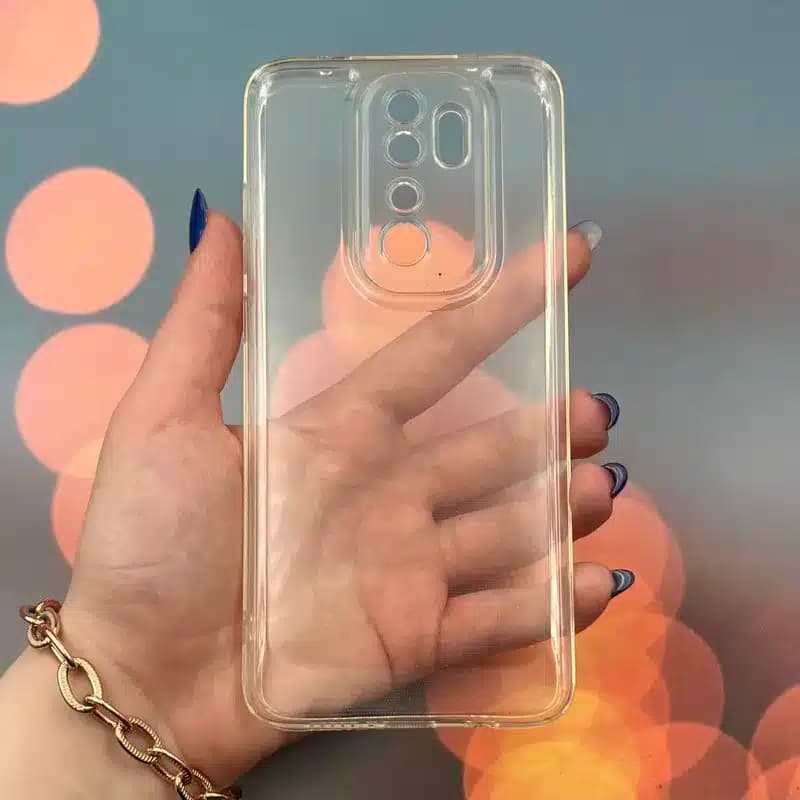کاور شارک قاب مدل ژله ای شفاف مناسب برای گوشی موبایل شیائومی Redmi Note 8 Pro