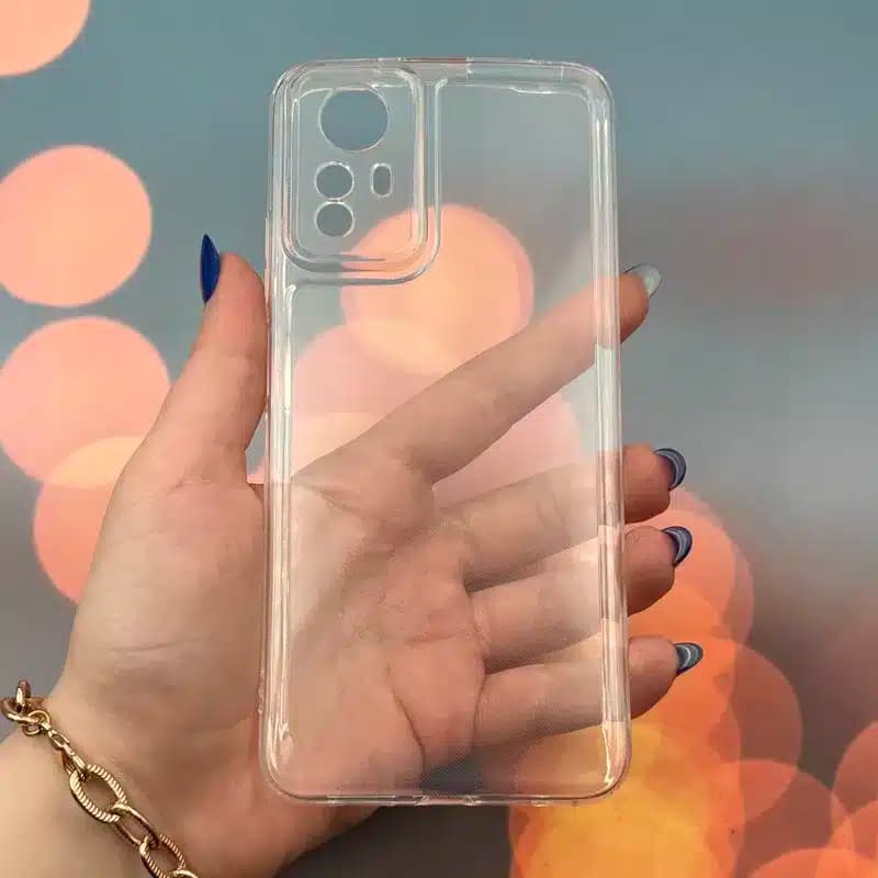کاور شارک قاب مدل ژله ای شفاف مناسب برای گوشی موبایل شیائومی Redmi Note 12s — تصویر ۲