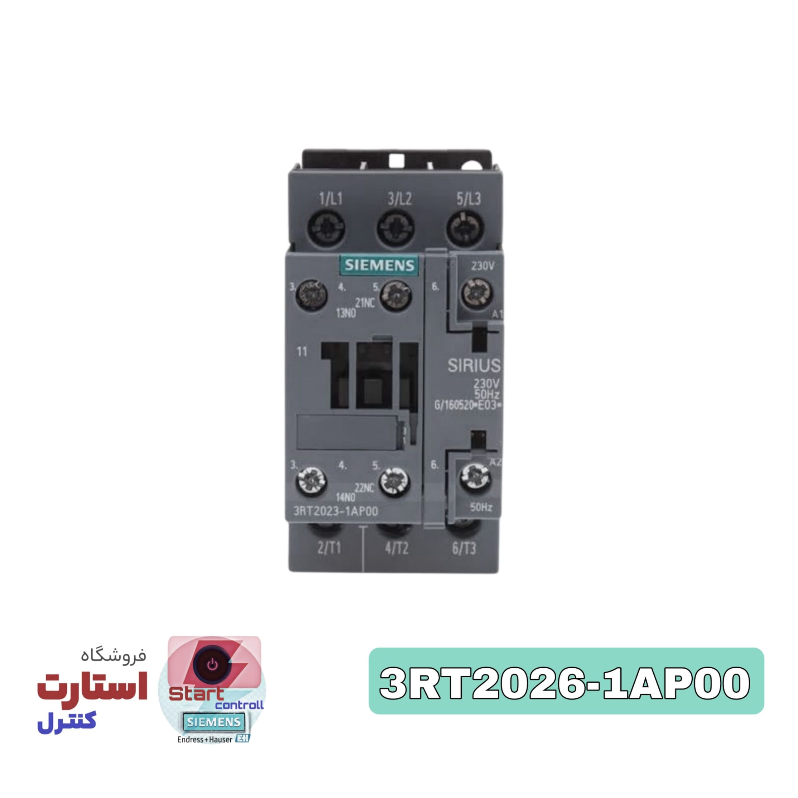 Siemens contactor 3RT2026-1AP00 | کنتاکتور 25 امپر