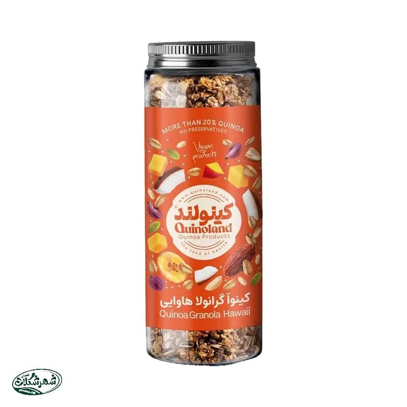 گرانولا هاوایی شیشه کینولند