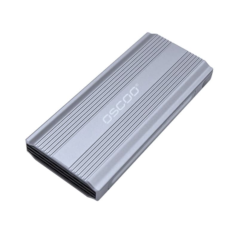 قاب مبدل M.2 NVMe به اکسترنال اوسکو مدل LT3 (نقرهای) — تصویر ۲