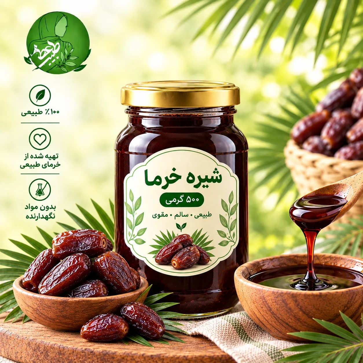 شیرە خرما ۵۰۰ گرمی