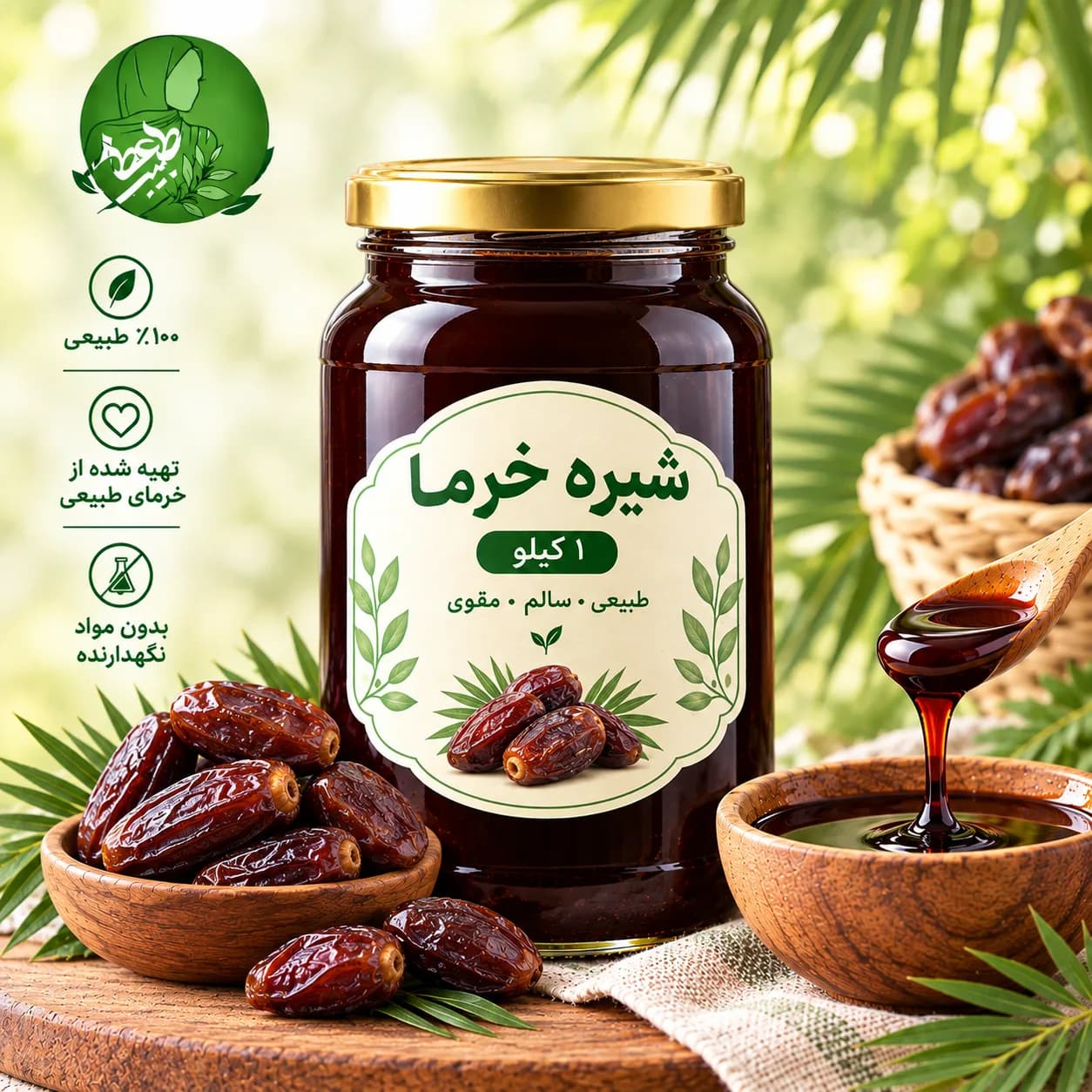 شیرە خرما ۱ کیلویی