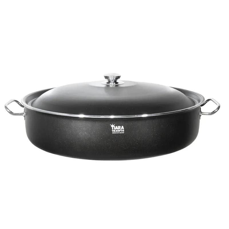 تابه گرانیتی دو دسته سایز 54 تیارا درب فلزی
