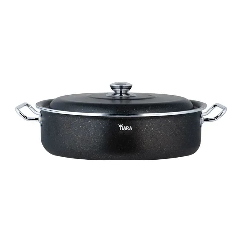 تابه گرانیتی دو دسته سایز 48 تیارا درب فلزی