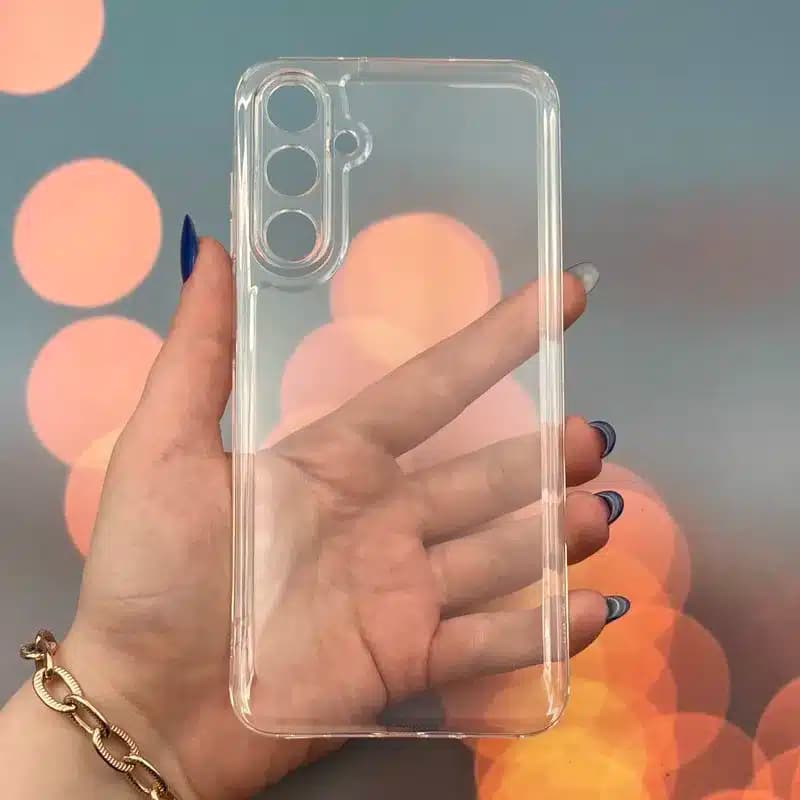 کاور شارک قاب مدل ژله ای شفاف مناسب برای گوشی موبایل سامسونگ Galaxy A16
