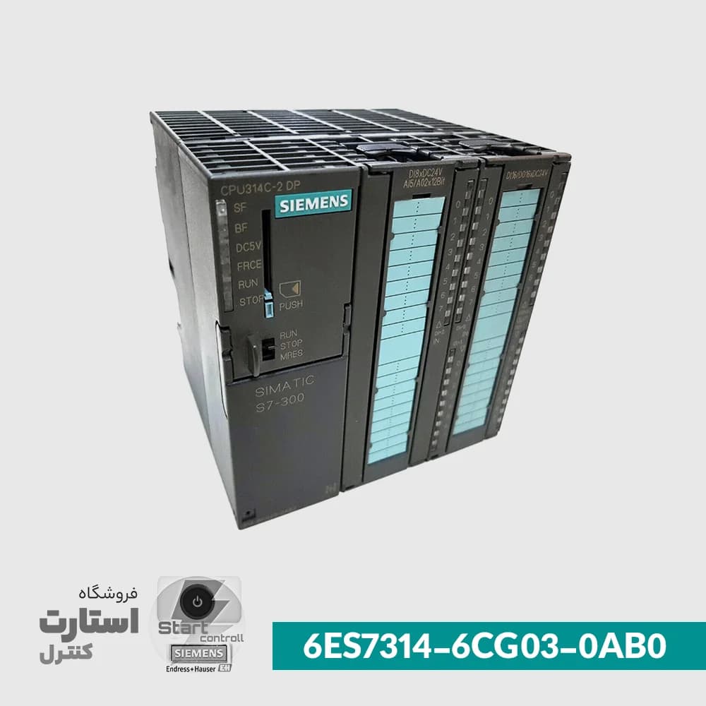 Siemens S7-300 6ES7314-6CG03-0AB0 | سی پی یو زیمنس