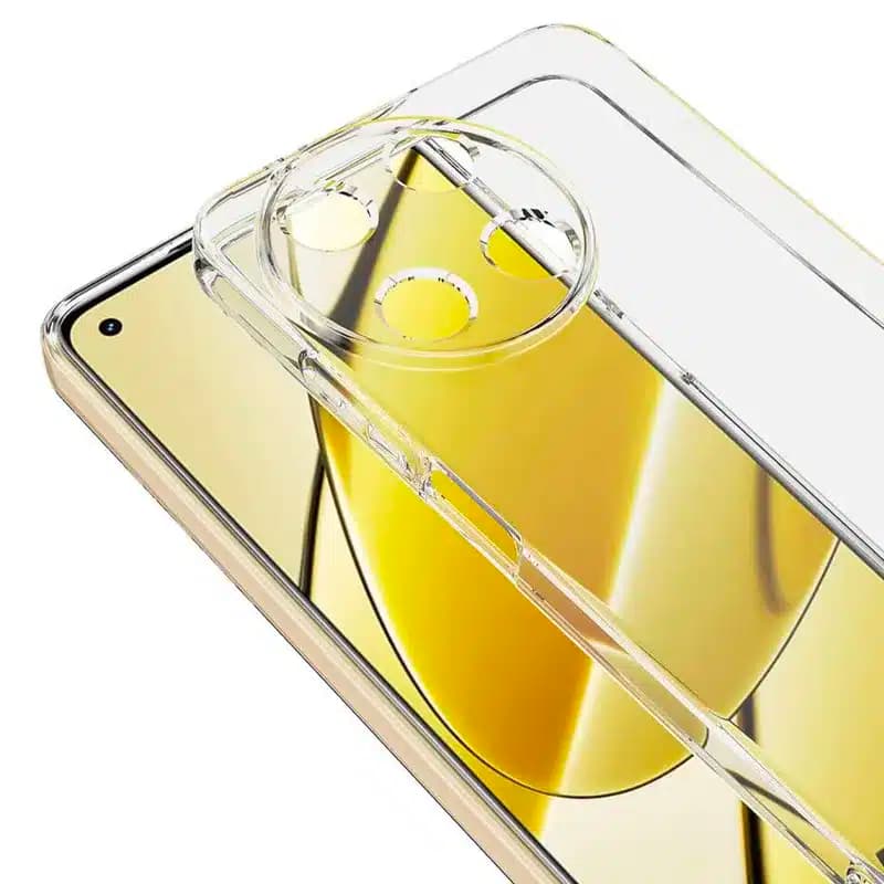 کاور شارک قاب مدل ژله ای شفاف مناسب برای گوشی موبایل ریلمی 11 4G — تصویر ۲