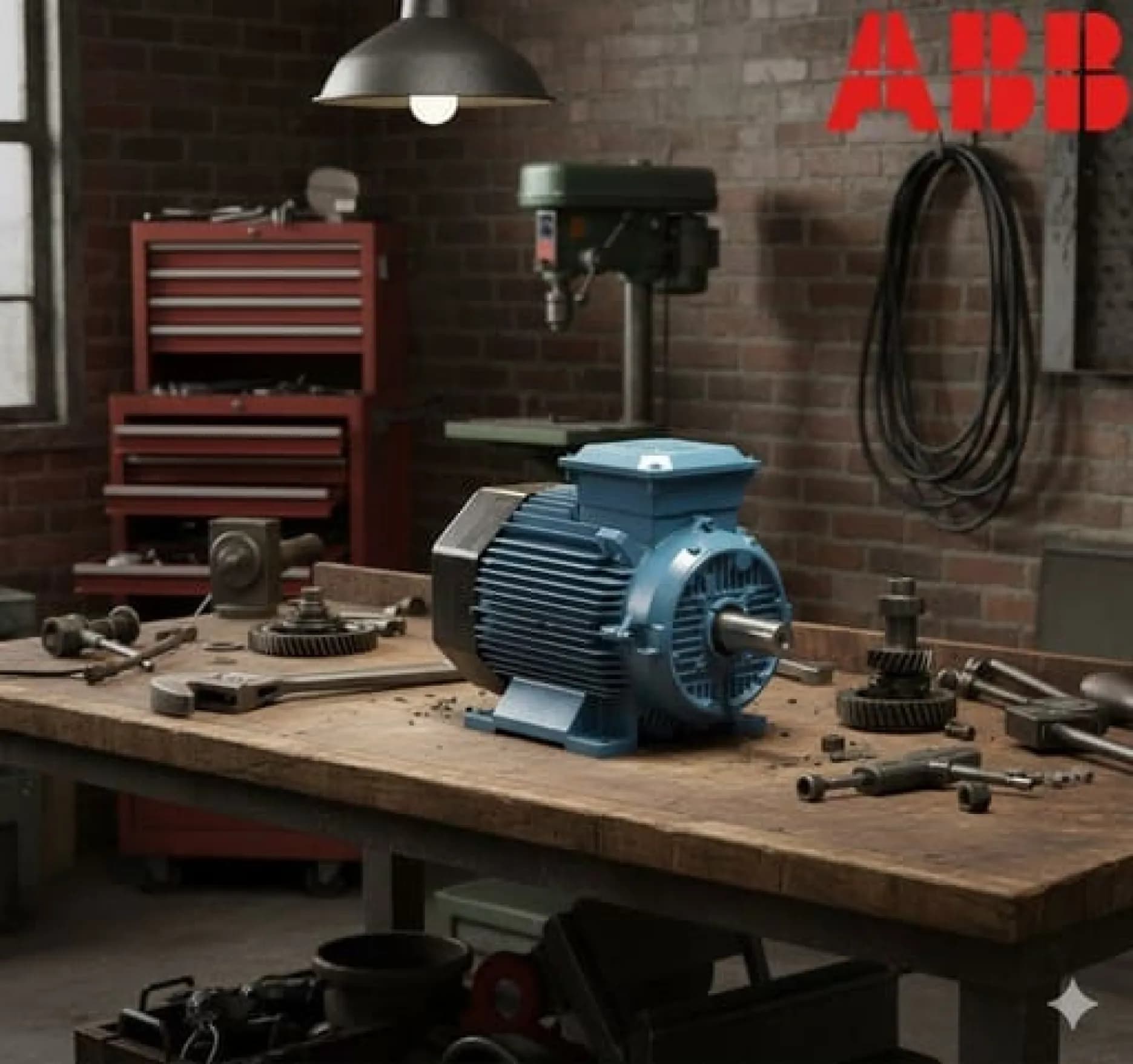 الکتروموتور ABB چدنی سه فاز 11 کیلووات 15 اسب