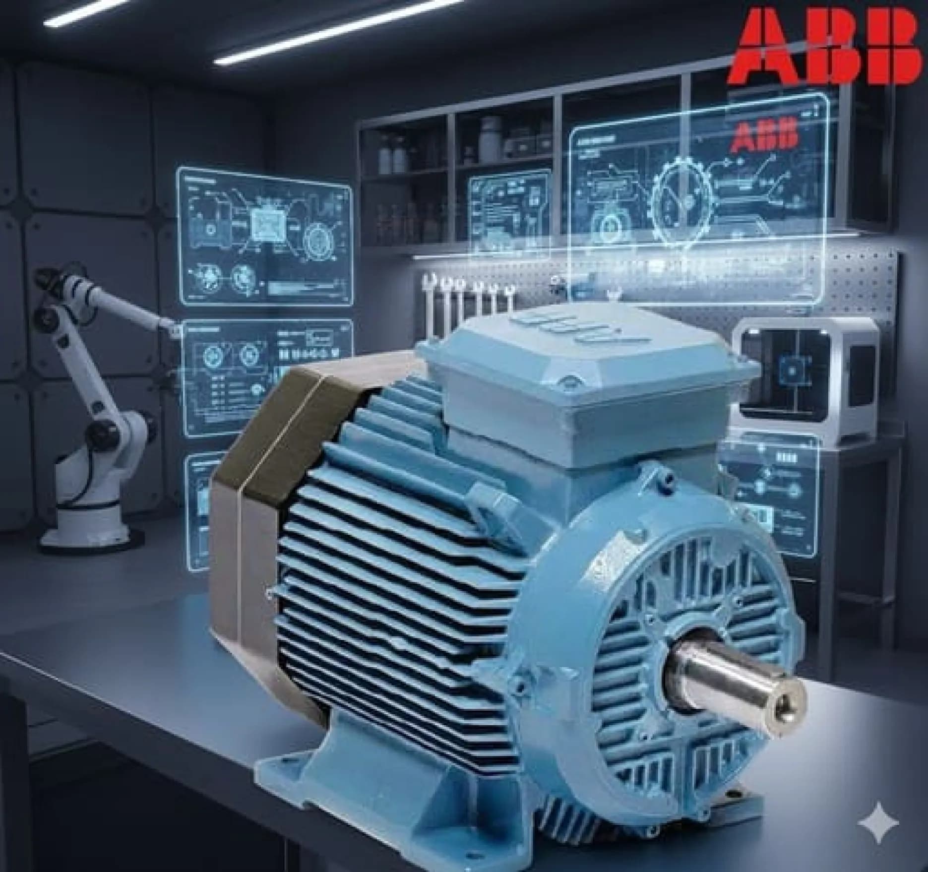 الکتروموتور ABB سه فاز 3 کیلووات 4 اسب