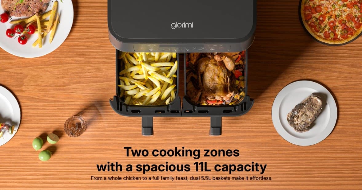 سرخ کن بدون روغن مدل Glorimi Air Fryer 11L — تصویر ۴