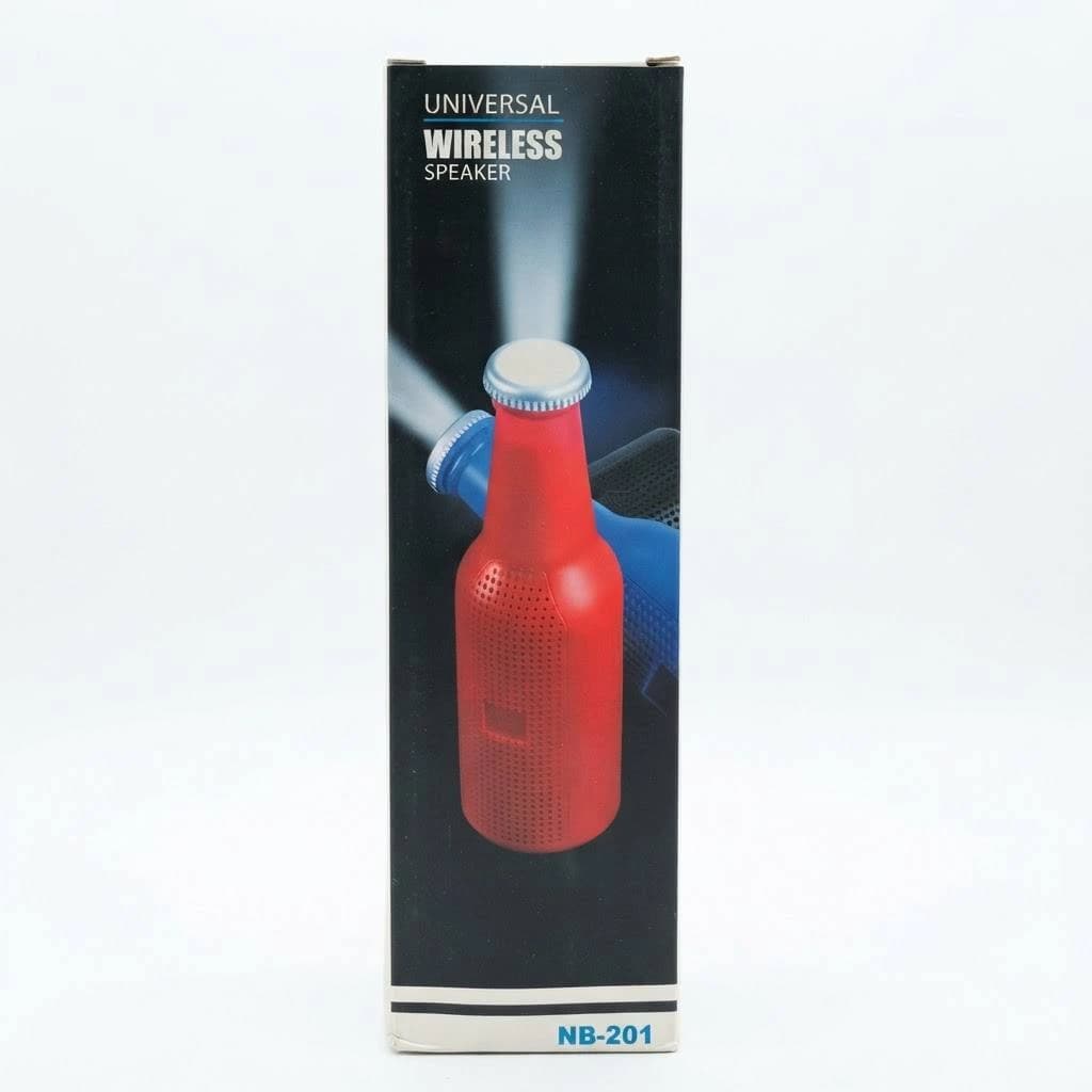 اسپیکر بلوتوثی قابل حمل مدل Bottle Speaker N@Bکد:460
