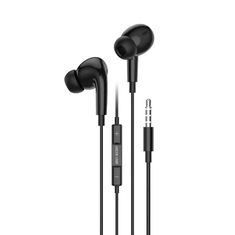 هندزفری سیمی گرین لاین STEREO PRO (مشکی)