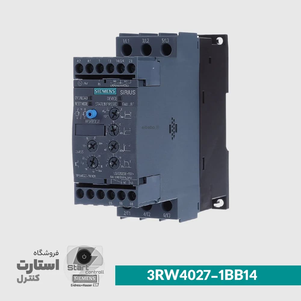 Siemens Soft Starter 3RW4027-1BB14 | سافت استارتر زیمنس