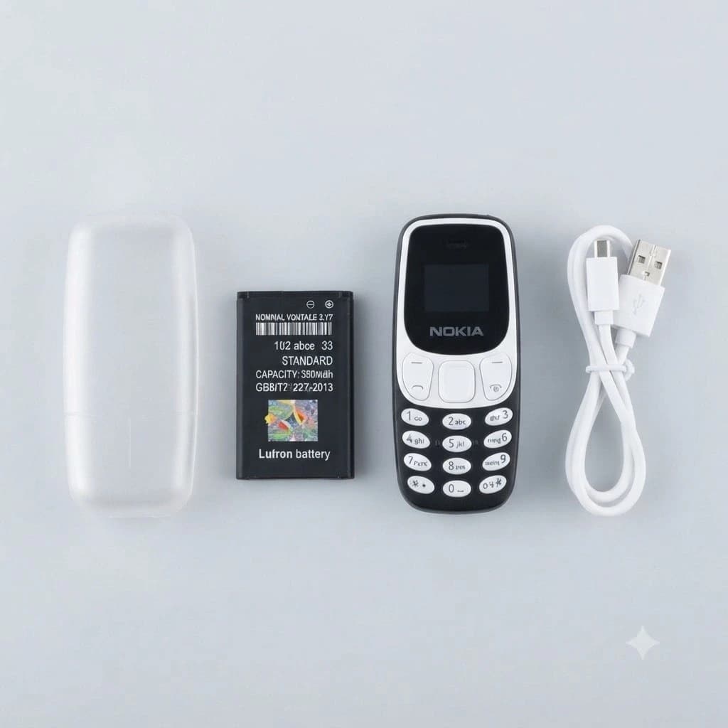 مینی گوشی موبایل BM10 مدل Wireless Dialer Mini Phone کد:411 — تصویر ۲