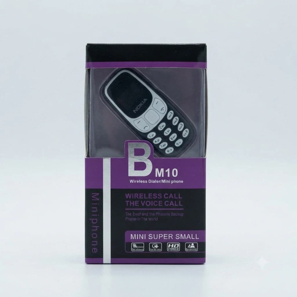 مینی گوشی موبایل BM10 مدل Wireless Dialer Mini Phone کد:411