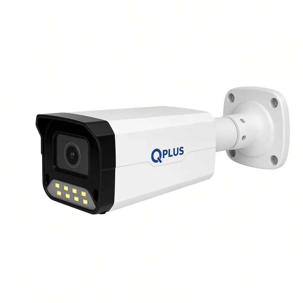 دوربین مداربسته برند کیو پلاس مدل PL-IPC-BW8610PA4A-G