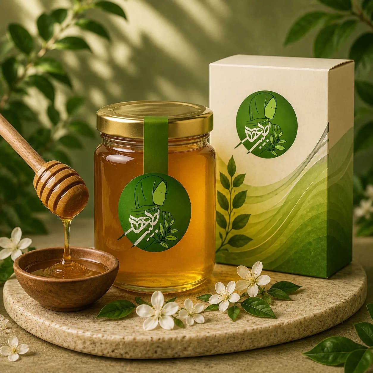 عسل گون نیمه تغذبه ۵۰۰ گرمی