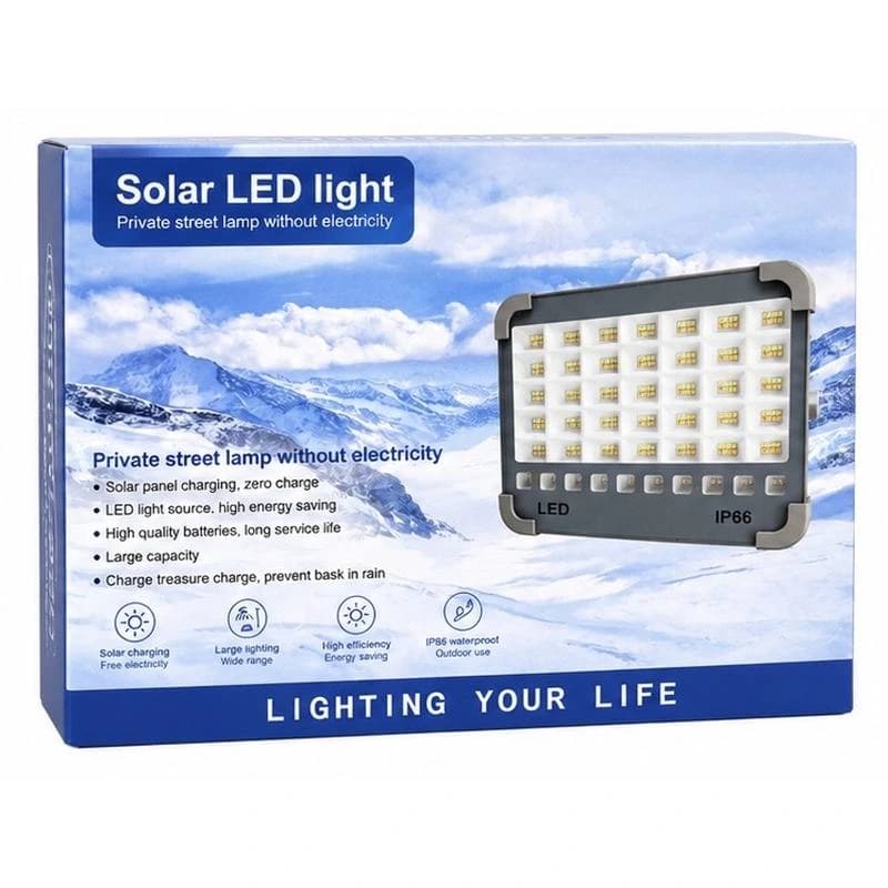 پروژکتور خورشیدی LED ضد آب IP66 مدل Solar LED Light کد:1344