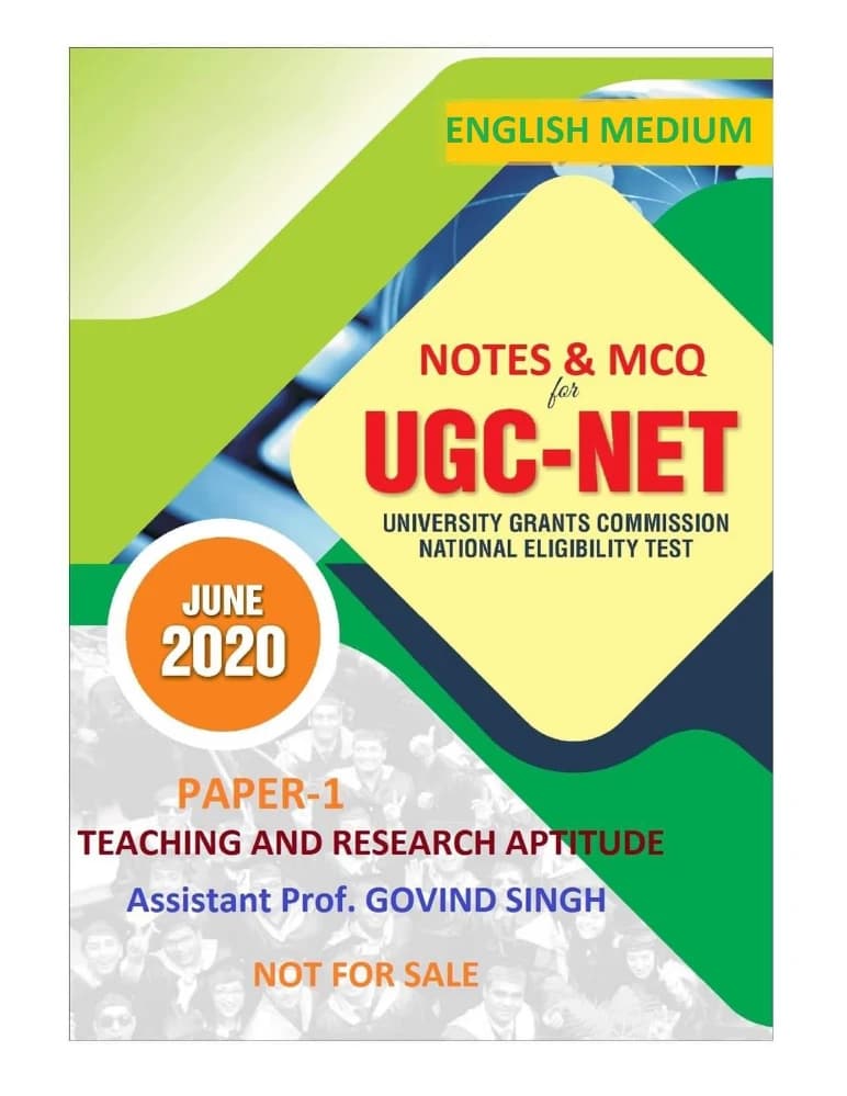 کتاب آموزش و استعداد پژوهشی برای UGC-NET اثر نامشخص نسخه PDF انگلیسی