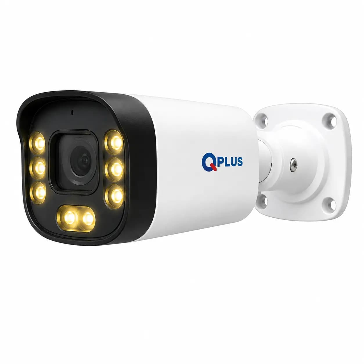 دوربین مداربسته برند کیو پلاس مدل PL-IPC-BW4625PA8A-C
