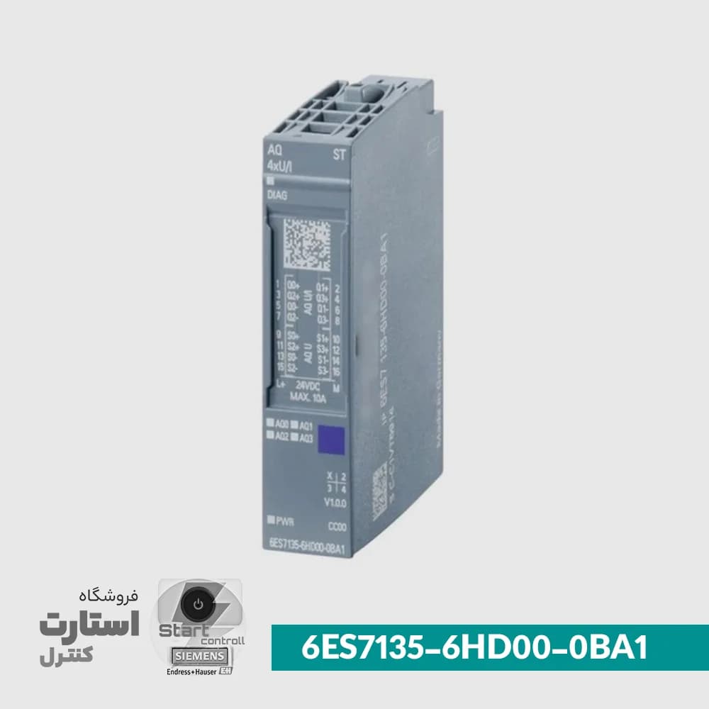 Siemens ET200SP 6ES7135-6HD00-0BA1 | کارت آنالوگ خروجی زیمنس