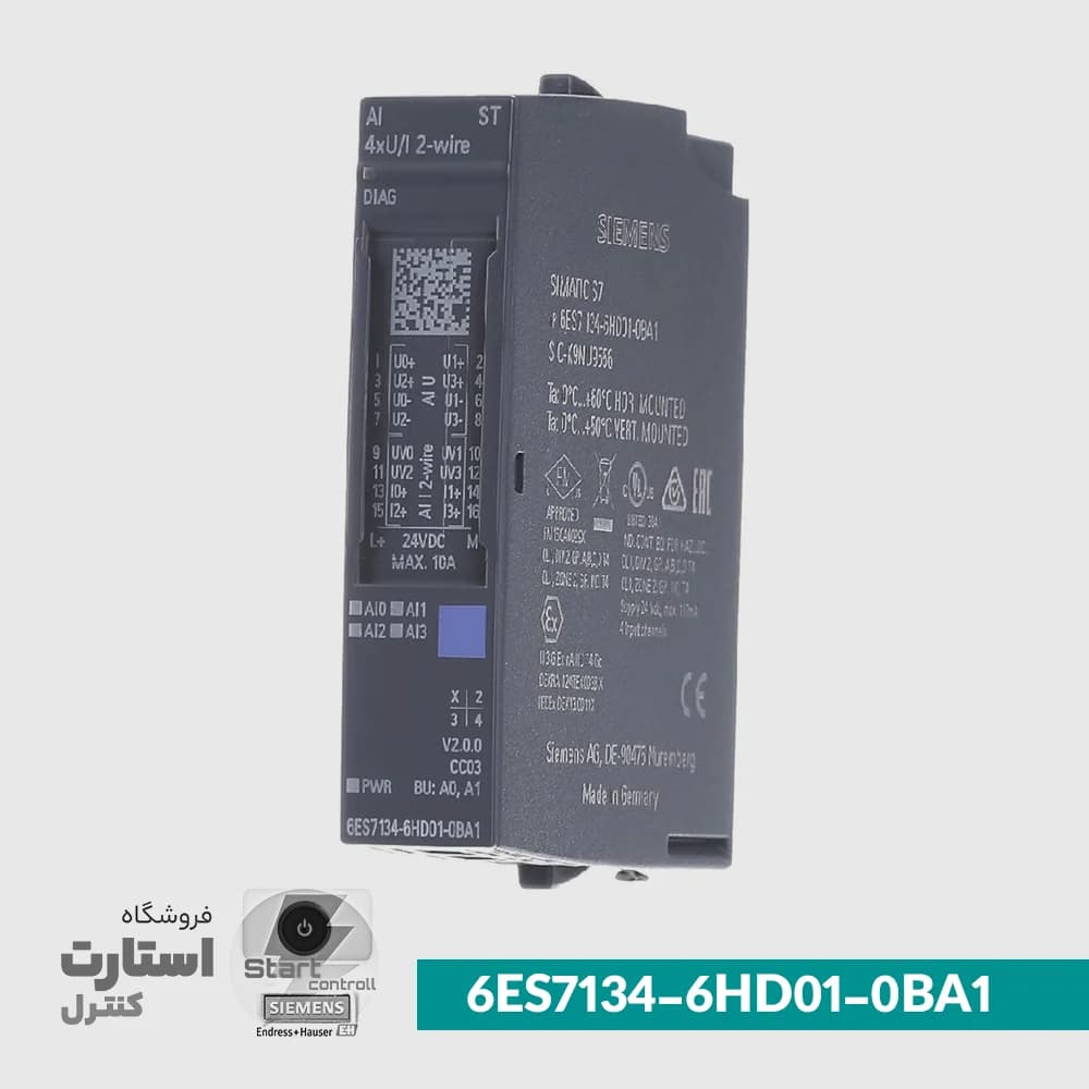 Siemens ET200SP 6ES7134-6HD01-0BA1 | کارت آنالوگ ورودی زیمنس